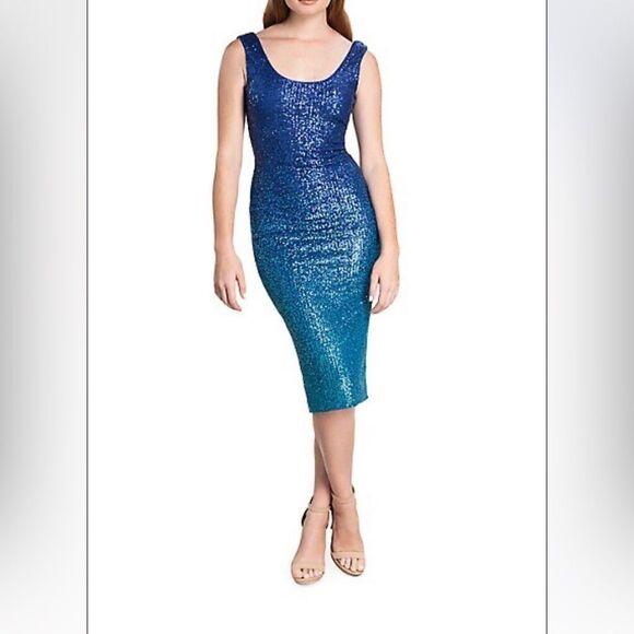 Dress the Population Kayden sequin ombre dress - Picture 3 of 8